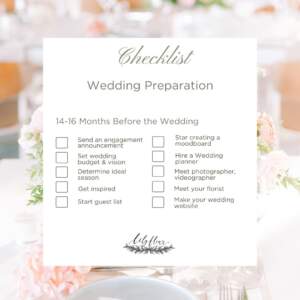 wedding checklist by lilyfleur for early planners